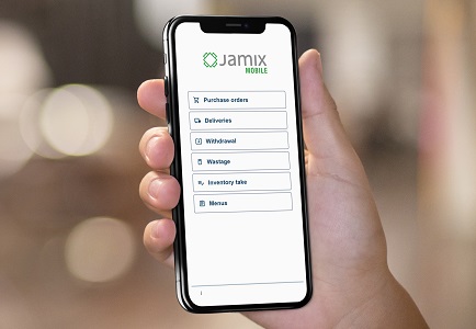 JAMIX Mobile application - Recipes, Menus, Orders, Inventory Take, Waste