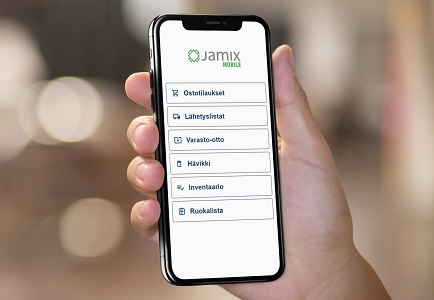 JAMIX Mobile - Ruokalistat, reseptit, ostotilaukset, inventaariot, varastohävikki