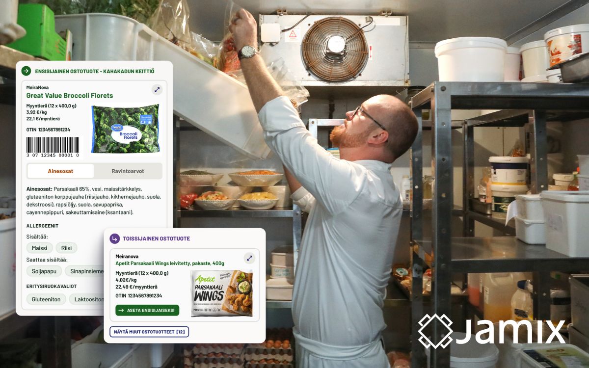 JAMIX G6 -keittiöjärjestelmä