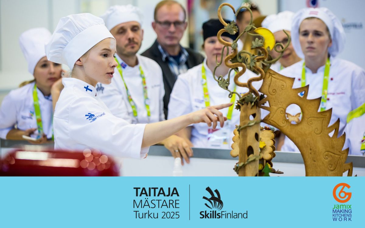 Jamix on Taitaja2025-tapahtuman yhteistyökumppani. Kuva: Skills Finland.