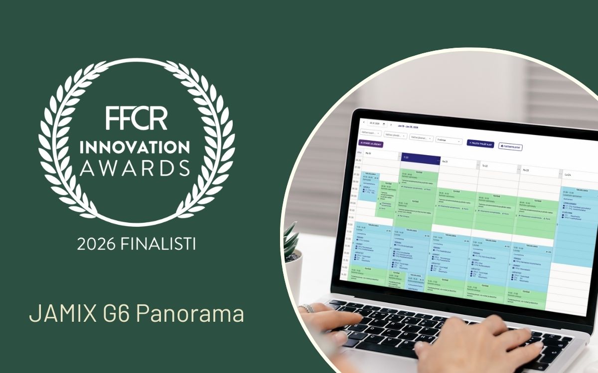 JAMIX G6 Panorama on FFCR Innovation Awards -finalisti 2026