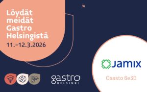 Jamix on mukana Gastro Helsinki -tapahtumassa 11.-12.3.2026