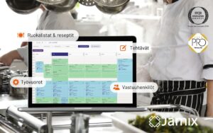 JAMIX G6 Panorama kokoaa ammattikeittiön toiminnan yhteen moderniin kalenterinäkymään.